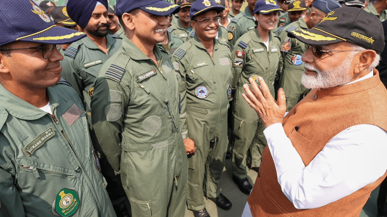 Narendera Modi with AFS