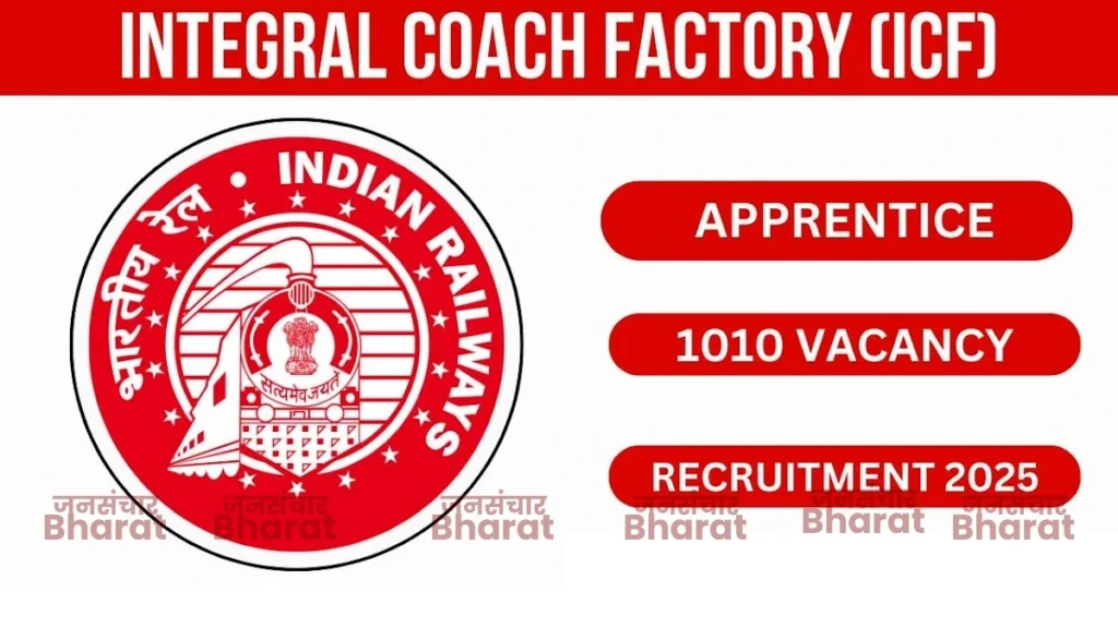 ICF Chennai Apprentice Recruitment 2025