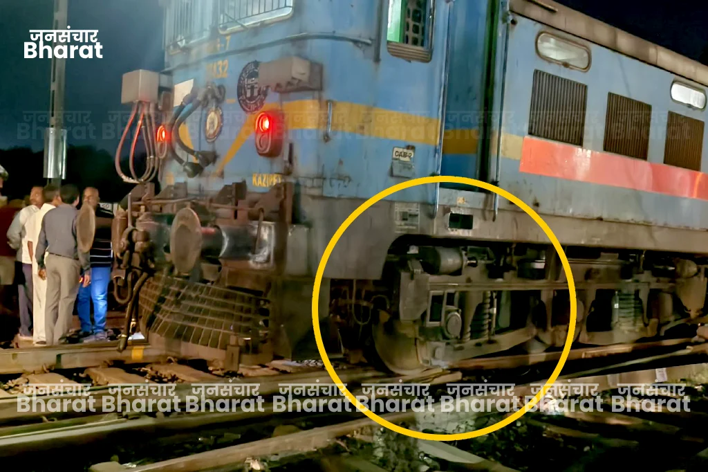 train suddenly derailed near Buxar railway station